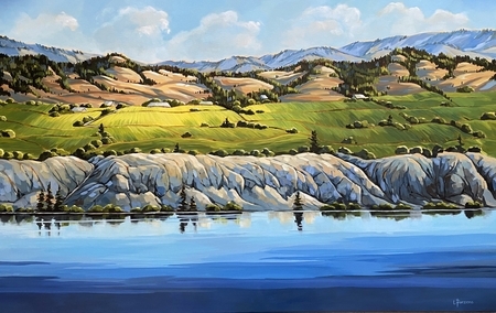Okanagan Wine Bench (Sold)